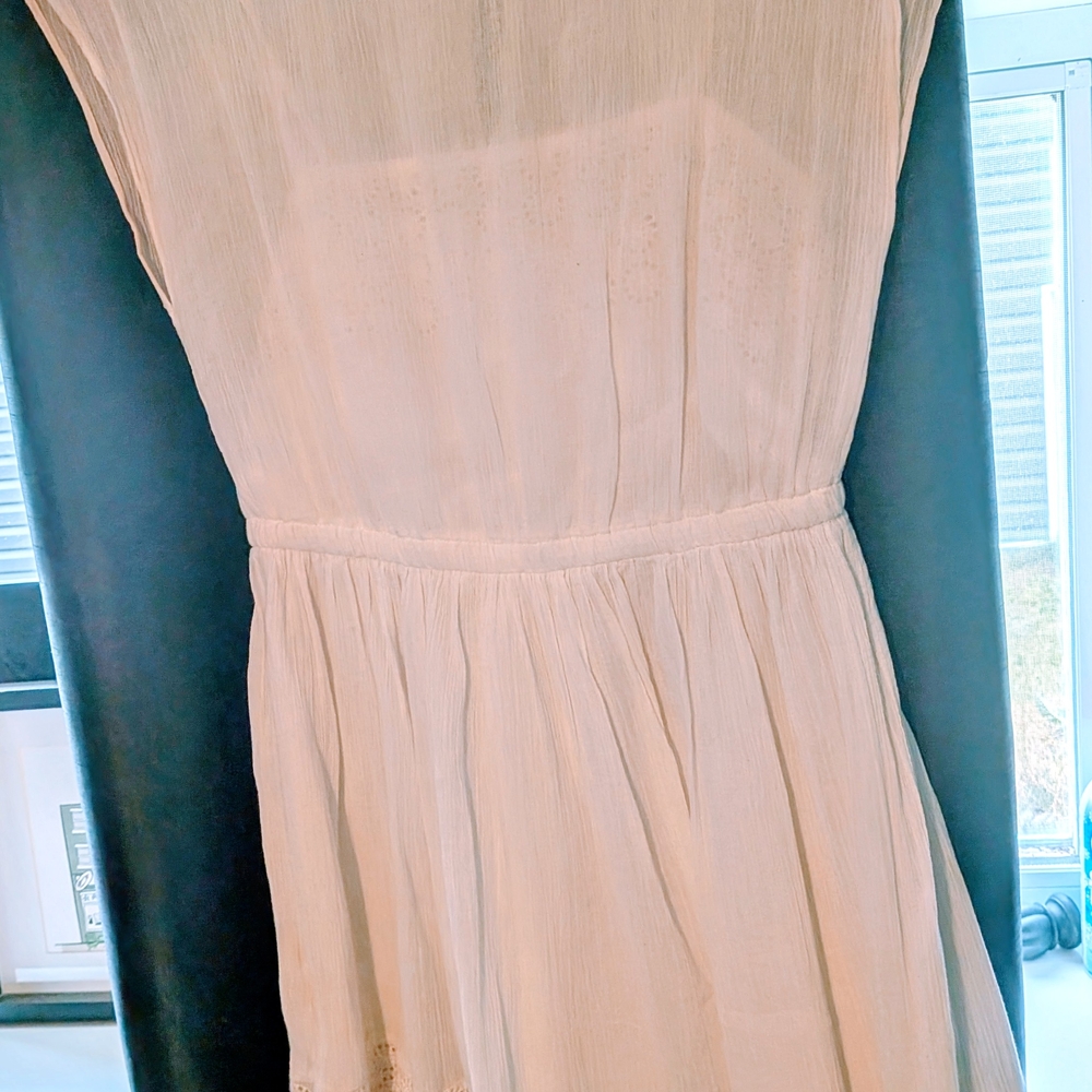 Old Navy Cream Backless Women's Dress